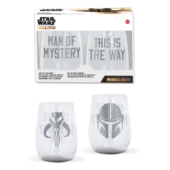 Star Wars Üvegpoharak - The Mandalorian