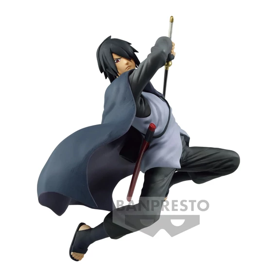 Naruto Boruto Vibration Stars Szobor - Uchiha Sasuke 14 cm
