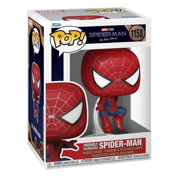 Spider-Man: No Way Home Funko POP! Figura - Friendly Neighborhood Spider-Man 9 cm
