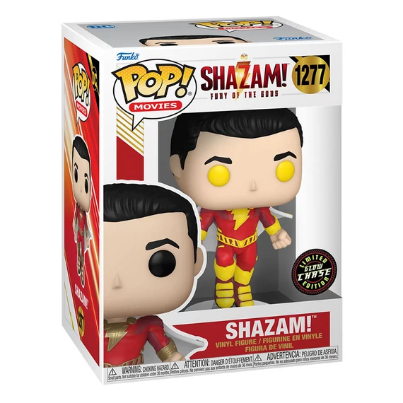 Shazam! Funko POP! Movies Vinyl Figura - Shazam 9 cm (Chase)