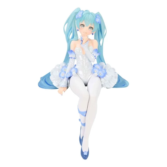 Hatsune Miku Noodle Stopper PVC Szobor - Hatsune Miku / Flower Fairy Nemophila Ver. 15 cm