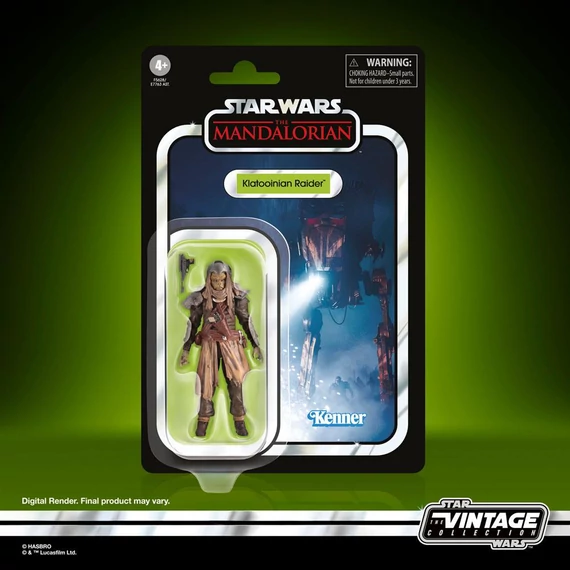 Star Wars The Mandalorian Vintage Collection Akciófigura - Klatooinian Raider 10 cm