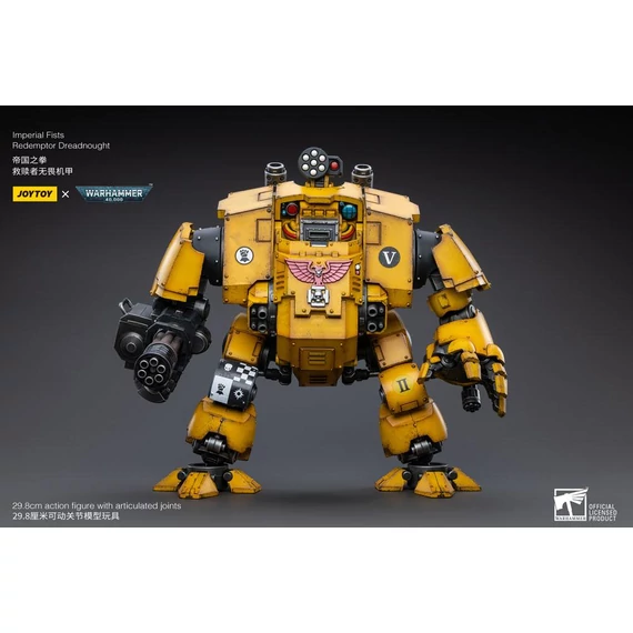 Warhammer 40k Akciófigura - 1/18 Imperial Fists Redemptor Dreadnought 30 cm