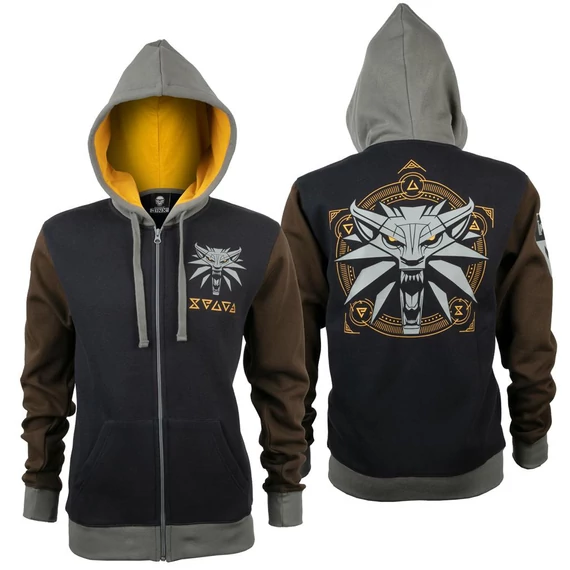 The Witcher 3 Kapucnis Pulóver - Runestone (L-es méret)