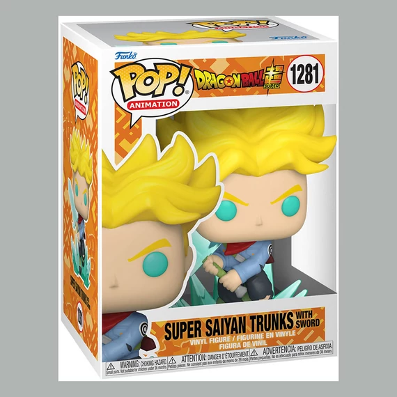 Dragon Ball Super POP! Animation Vinyl Figura - SS Trunks w/ Sword 9 cm #1281