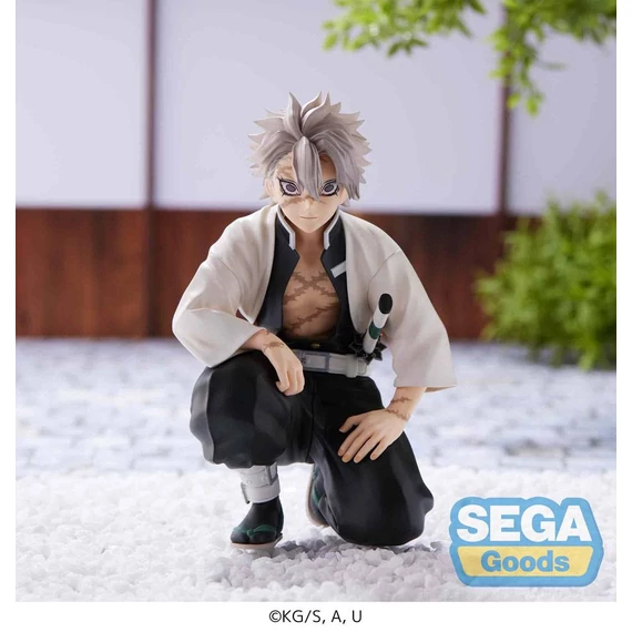 Demon Slayer: Kimetsu no Yaiba PM Perching PVC Szobor - Sanemi Shinazugawa (Hashira Meeting) 11 cm