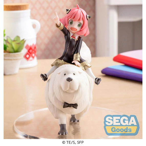 Spy × Family Noodle Stopper PVC Szobor - Anya Forger & Bond 14 cm