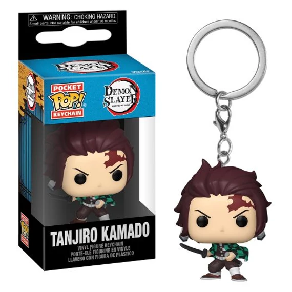 Demon Slayer Funko Pocket POP! Animation Kulcstartó - Tanjiro Kamado
