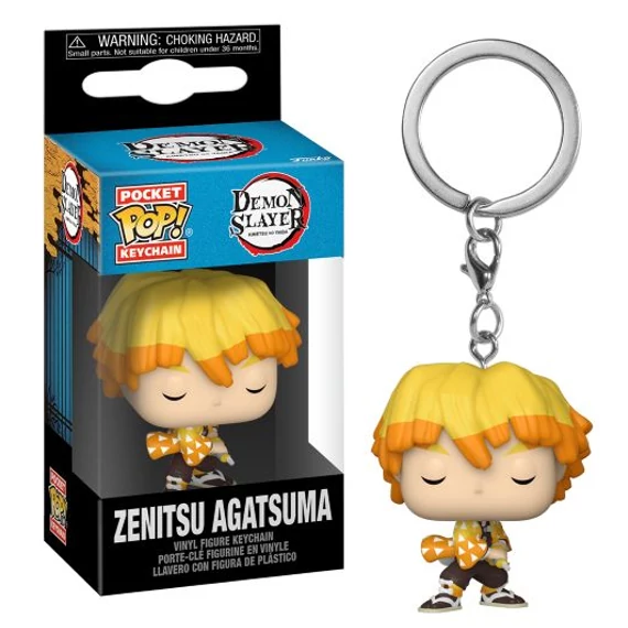 Demon Slayer Funko Pocket POP! Animation Kulcstartó - Zenitsu Agatsuma