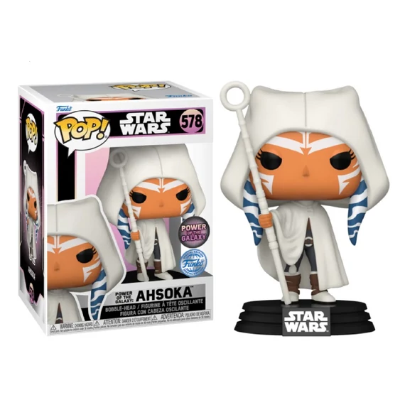 Star Wars Power of the Galaxy Funko POP! Figura - Ahsoka 9 cm (Exclusive) #578