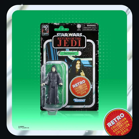 Star Wars Episode VI Retro Collection Akciófigura - The Emperor 10 cm
