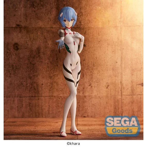 Evangelion: 3.0+1.0 Thrice Upon a Time SPM PVC Szobor - Rei Ayanami (Tentative Name) Momentary White 19 cm