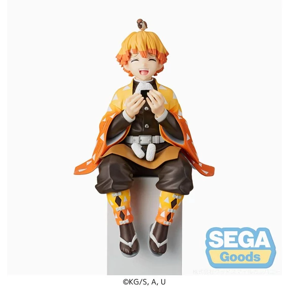 Demon Slayer: Kimetsu no Yaiba PM Perching PVC Szobor - Zenitsu Agatsuma 13 cm