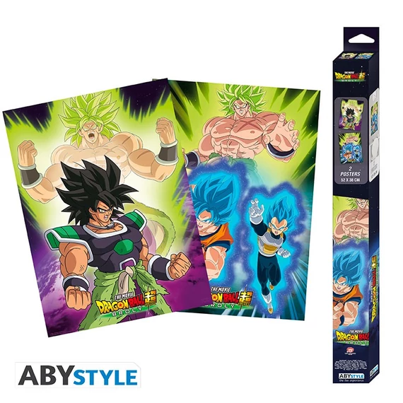 Dragon Ball poszter szett - Broly (52x38)