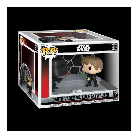 Star Wars 40th Anniversary Movie Moment Funko POP! Figura - Luke vs Darth Vader 9 cm #612