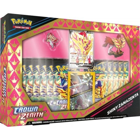 Pokémon TCG Sword & Shield 12.5 Crown Zenith - Shiny Zamazenta Premium Figure Collection