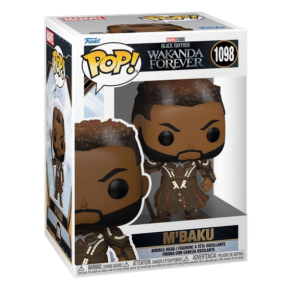 Black Panther: Wakanda Forever Funko POP! Marvel Vinyl Figura - M&apos;Baku 9 cm #1098