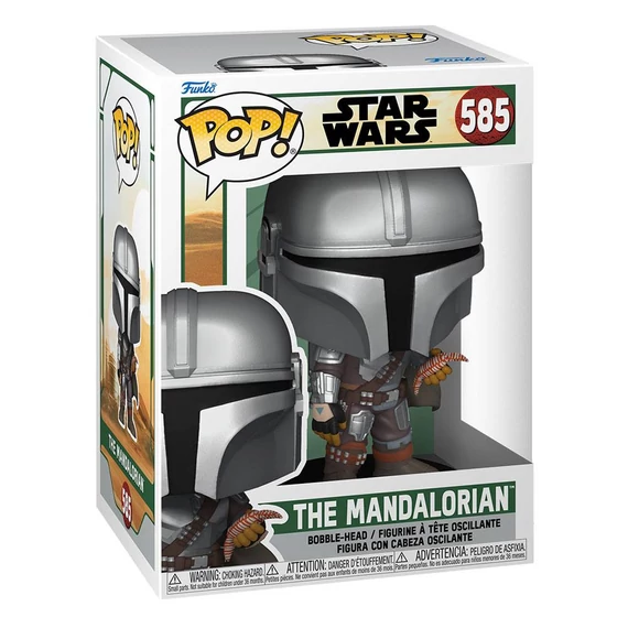 Star Wars The Book of Boba Fett Funko POP! Figura - Mando w/pouch 9 cm #585