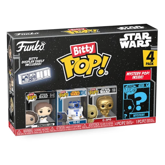 Star Wars Bitty POP! Vinyl Figurák - Leia 2,5 cm