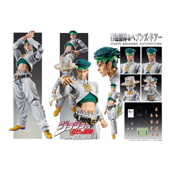 JoJo&apos;s Bizarre Adventure Part4 Super Action Akciófigura - Chozokado (Rohan Kishibe & Heaven&apos;s Door)
