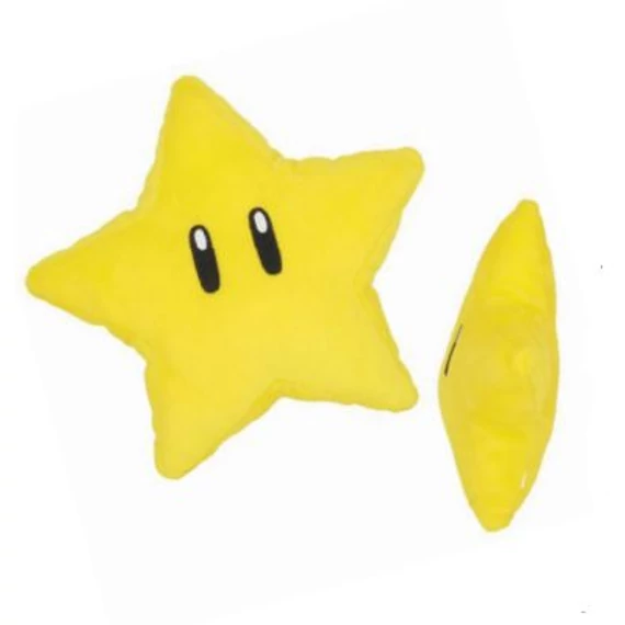 Super Mario Plüssfigura - Super Star 18 cm