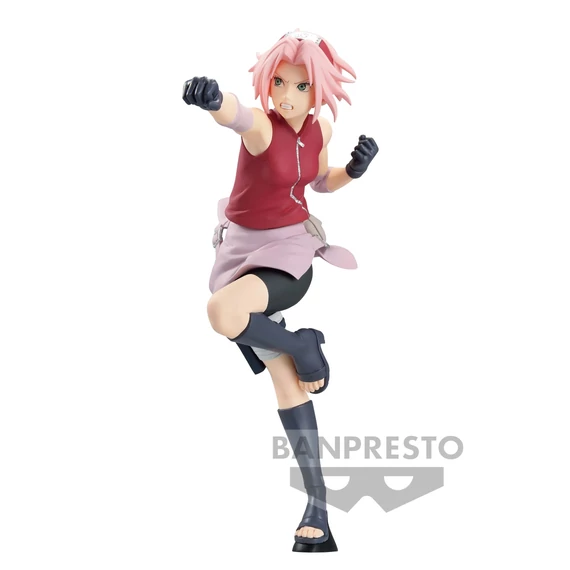 Naruto Shippuden Vibration Stars Szobor - Haruno Sakura 16 cm