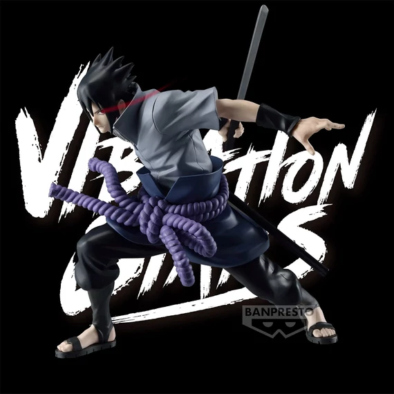 Naruto Shippuden Vibration Stars Szobor - Uchiha Sasuke 13 cm