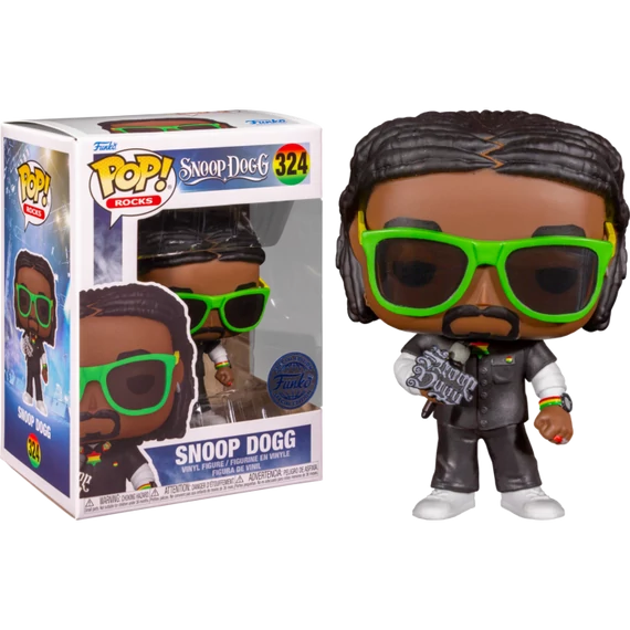 Snoop Dogg Funko POP! Rocks Vinyl Figura - Snoop Dogg (Coachella - Exclusive) 9 cm #324