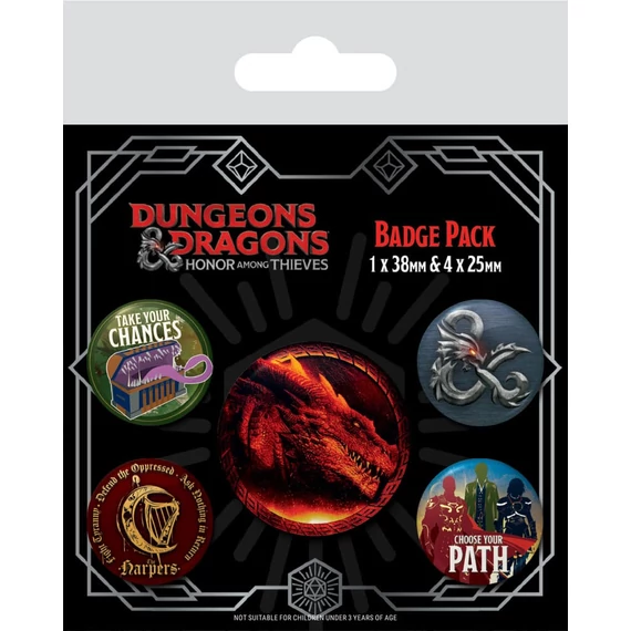 Dungeons & Dragons Kitűzők - Movie