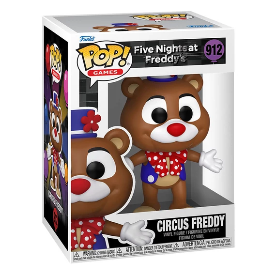 Five Nights at Freddy&apos;s Security Breach POP! Games Vinyl Figura - Circus Freddy 9 cm #912
