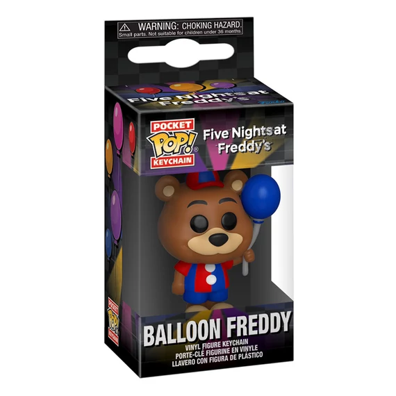 Five Nights at Freddy's Security Breach Funko Pocket POP! Kulcstartó - Balloon Freddy