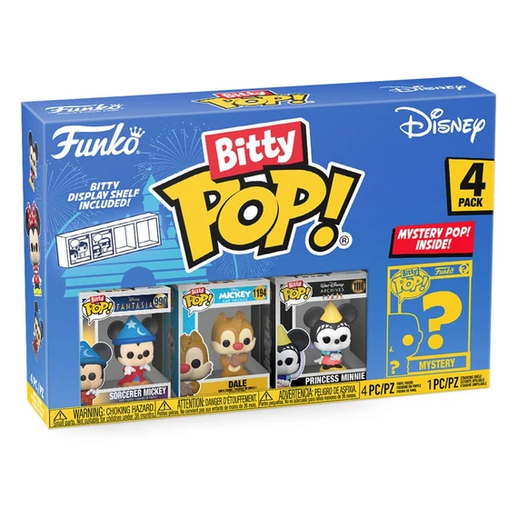 Disney Bitty POP! Vinyl Figurák - Sorcerer Mickey 2.5 cm