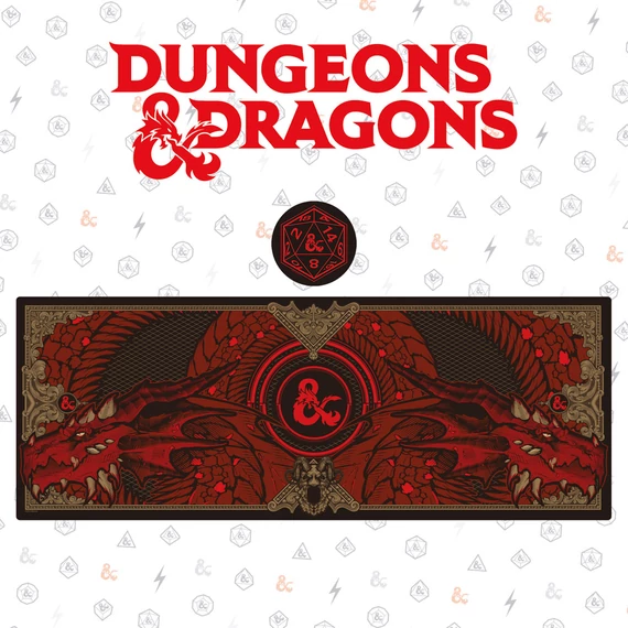 Dungeons & Dragons Egérpad és Poháralátét Szett - Graphic