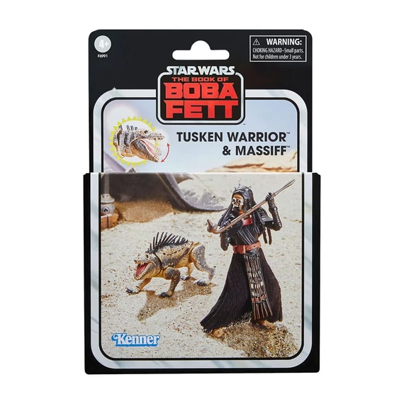 Star Wars: The Book of Boba Fett Vintage Collection Akciófigura - Tusken Warrior & Massiff 10 cm