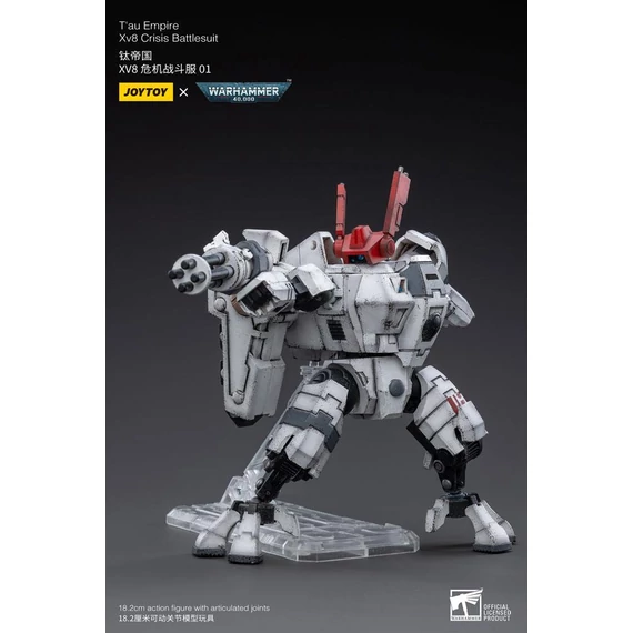 Warhammer 40k Akciófigura - 1/18 T&apos;au Empire Xv8 Crisis Battlesuit 01 18 cm