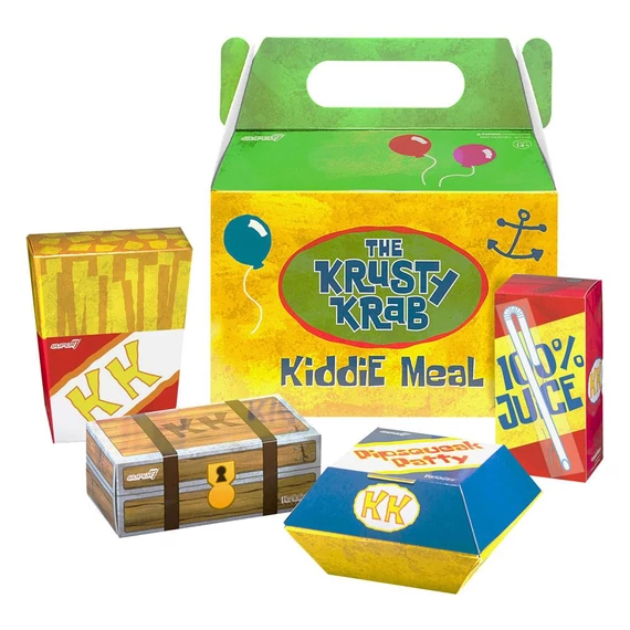 SpongeBob SquarePants ReAction Akciófigurák - Krusty Krab Meal NYCC 10 cm