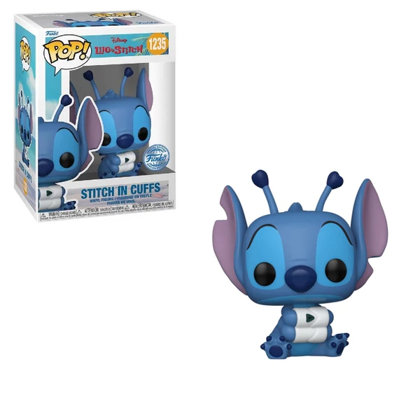Lilo & Stitch Funko POP! Disney Figura - Stitch in cuffs  9 cm (Exclusive) #1235