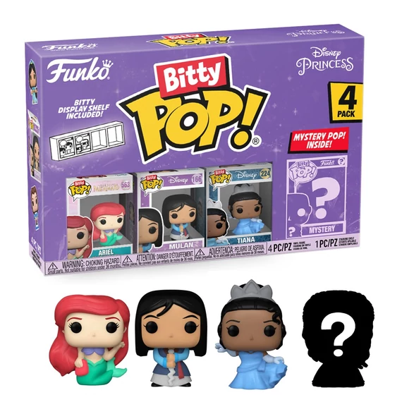 Disney Princess Bitty POP! Vinyl Figurák - Ariel 2.5 cm