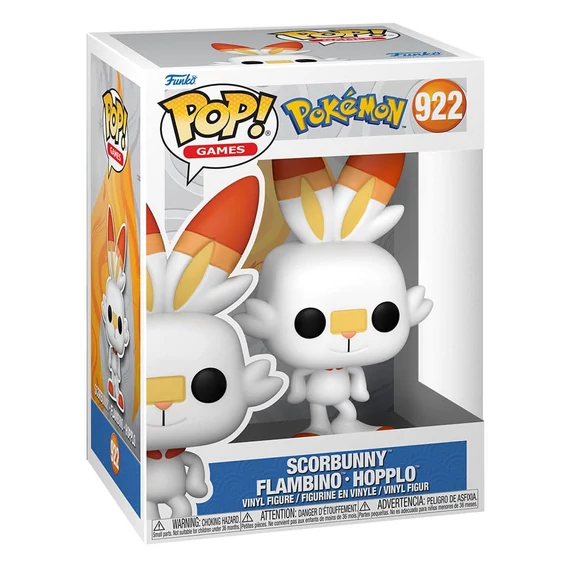 Pokemon Funko POP! Games Vinyl Figura - Scorbunny (EMEA) 9 cm #922