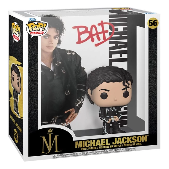 Michael Jackson Funko POP! Albums Vinyl Figura - Bad 9 cm #56