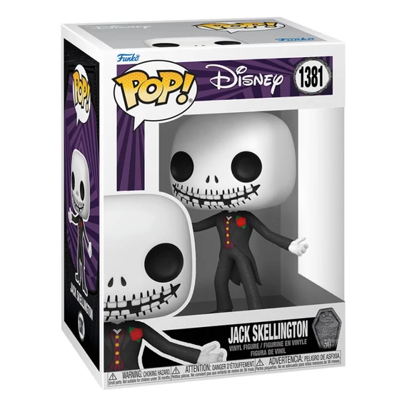 Nightmare Before Christmas 30th Funko POP! Disney Vinyl Figura - Formal Jack Skellington 9 cm #1381