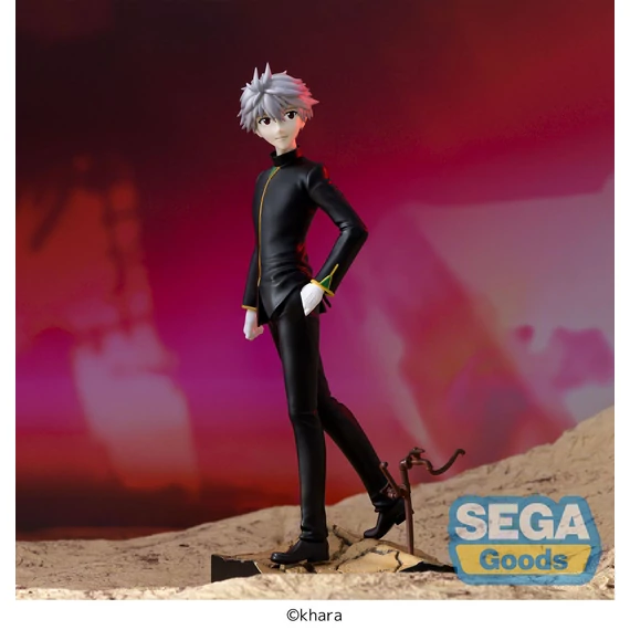 Evangelion: 3.0+1.0 Thrice Upon a Time SPM Vignetteum PVC Szobor - Kaworu Nagisa Commander Suit Ver.