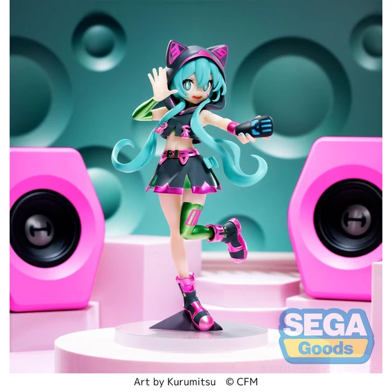 Hatsune Miku Luminasta PVC Szobor - Hatsune Miku Live Stage 18 cm