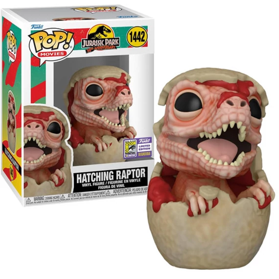 Jurassic Park Funko POP! Movie Figura - Hatching Raptor 9 cm (SDCC 2023 Exclusive) #1442