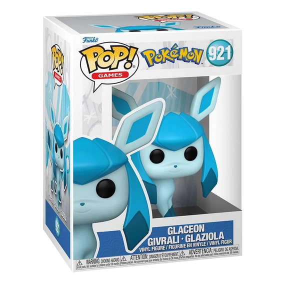 Pokemon Funko POP! Games Vinyl Figura - Glaceon (EMEA) 9 cm #921