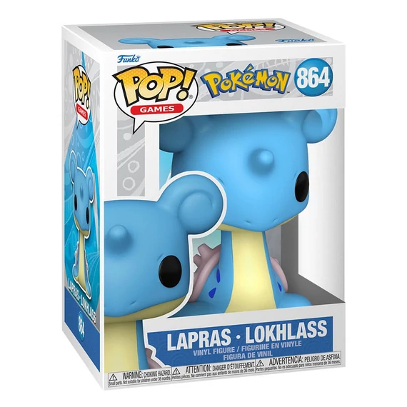 Pokemon Funko POP! Games Vinyl Figura - Lapras (EMEA) 9 cm #864