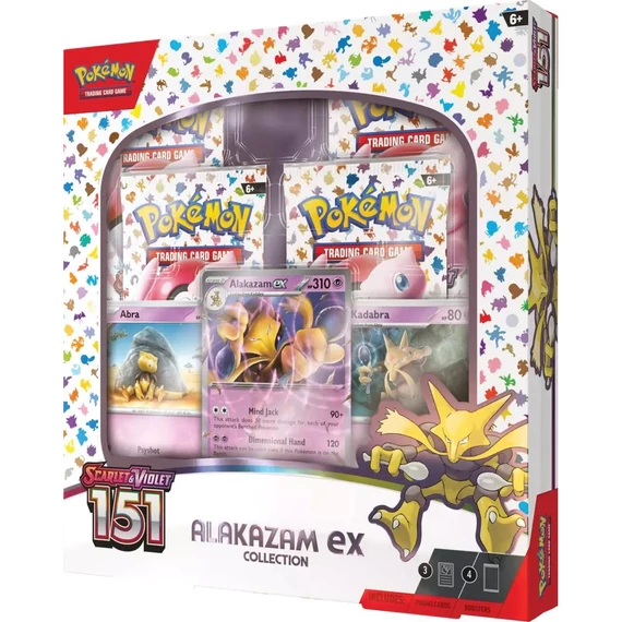 Pokémon TCG Scarlet & Violet 151 - Alakazam ex Box Collection *English Version*