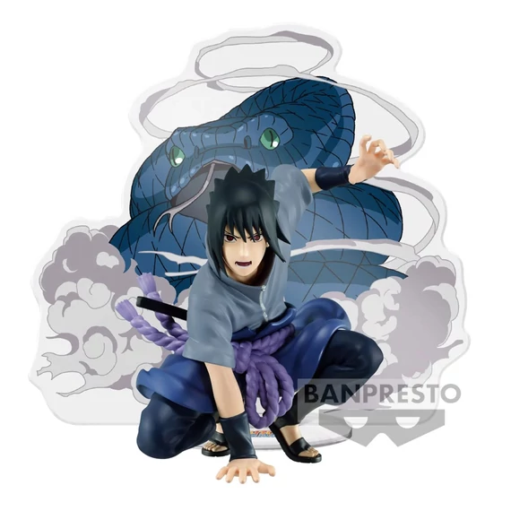Naruto Shippuden Panel Spectacle Szobor - Uchiha Sasuke 9 cm