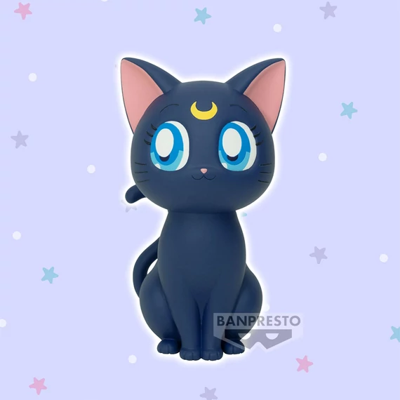 Sailor Moon Cosmos Movie Sofvimates Figurák - Luna 15cm