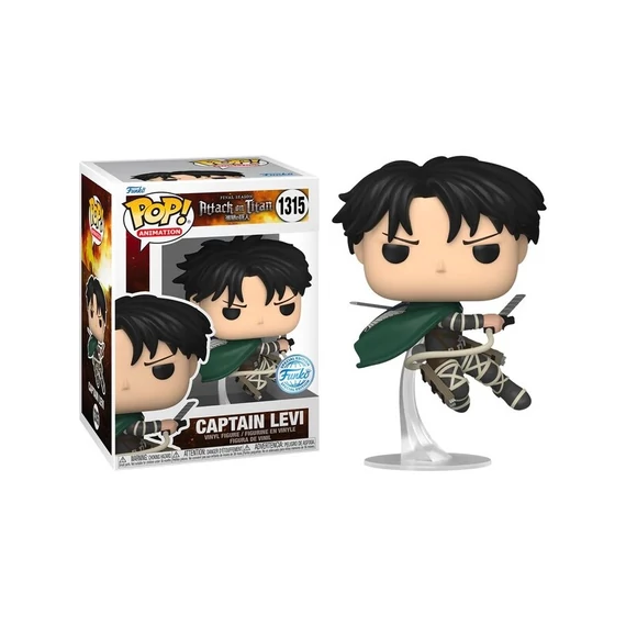 Attack On Titan Funko POP! Figura - Captain Levi 9 cm (Exclusive) #1315
